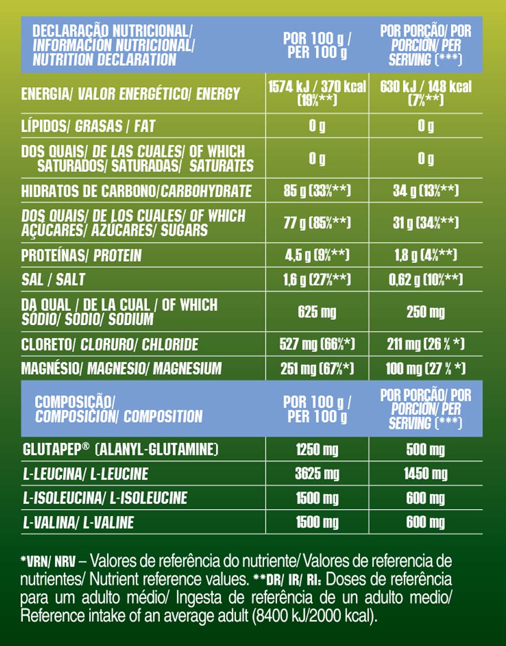 Gold Nutrition Gold Drink Premium 600g Isotonic Drink